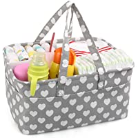 LinStyle Pañalera- Bolsa organizadora para pañales de bebé Organizador Portátil para Cambiar Pañales cesta de regalo…